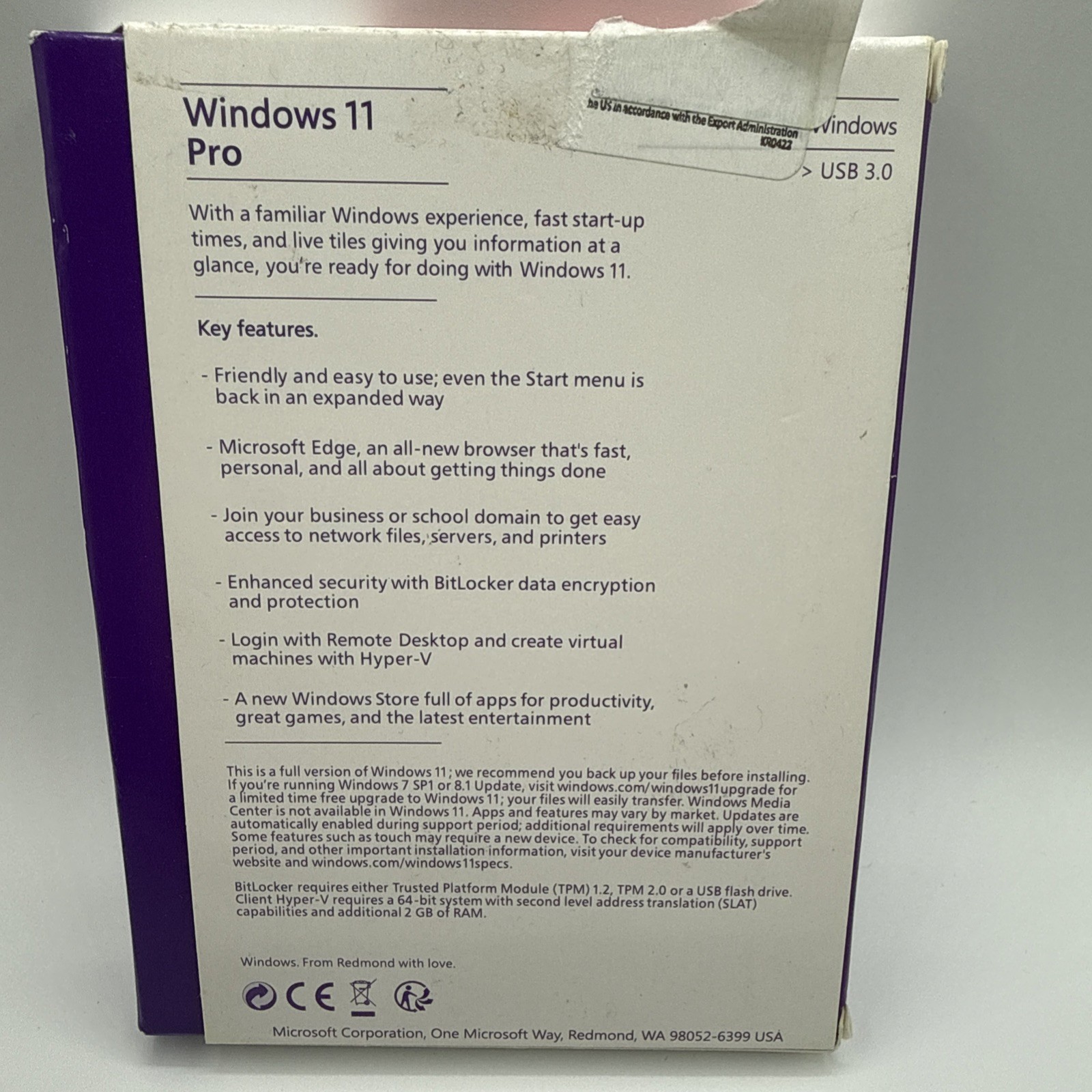 Pro 64-Bit USB Flash Drive (HAV-00072)New Windows 11