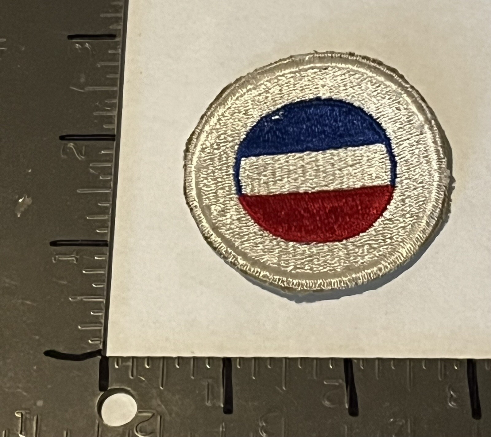 WWII US Army Ground Forces Insignia Patch General Headquarters GHQ No Glow