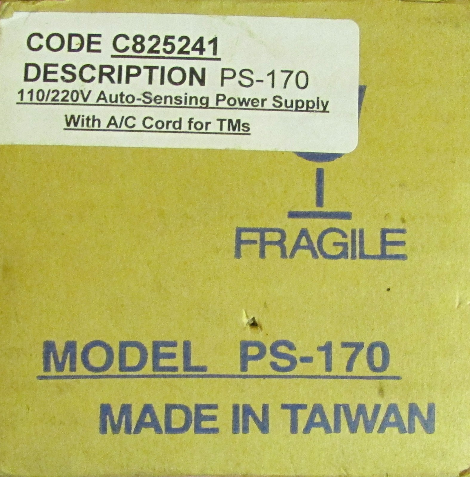 EPSON M122A PS-170 110 220 V Auto Sensing Power Supply 24 V DC 2 Amp Output