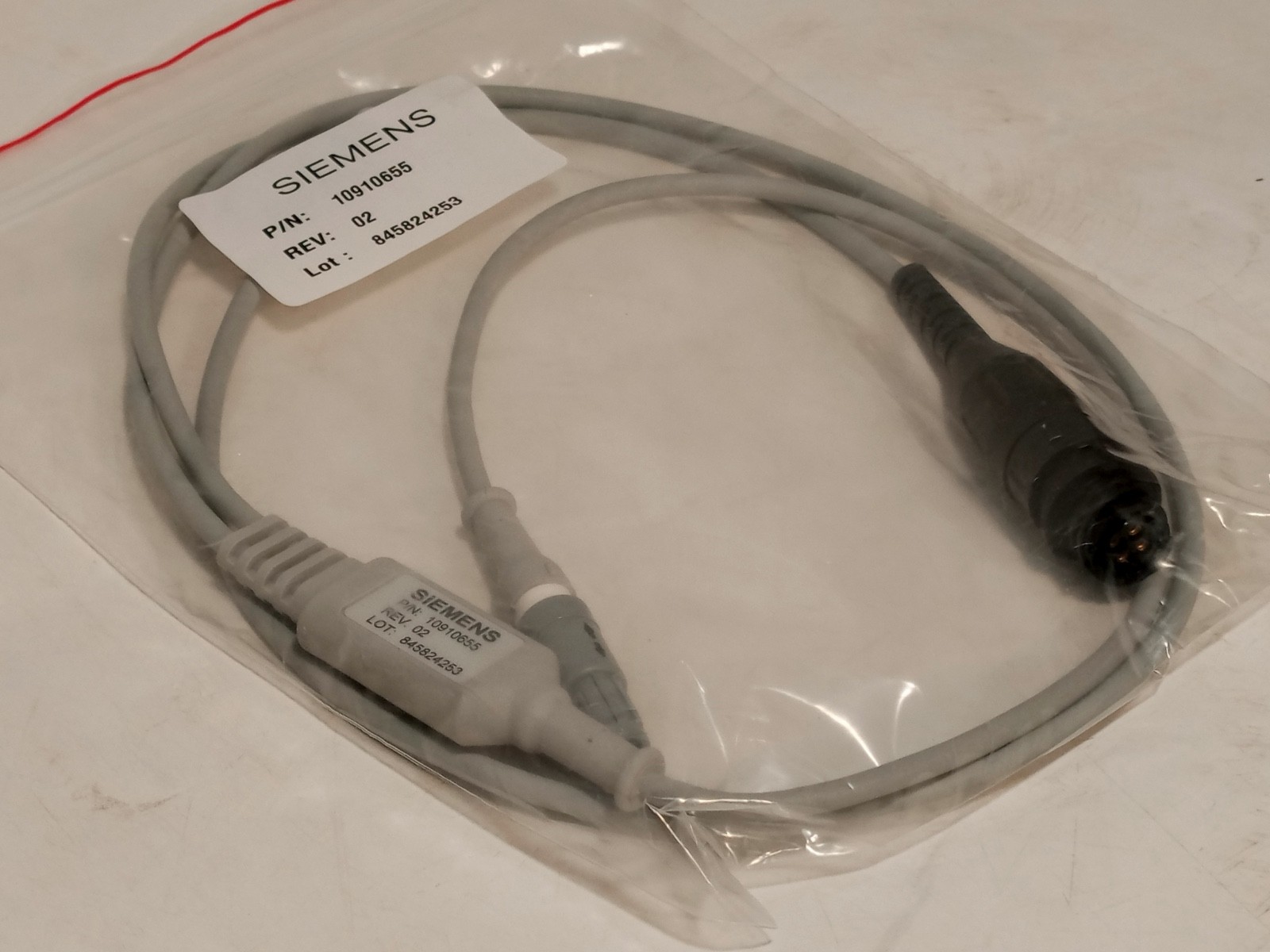 Siemens 10910655 HiSIB Argon Trunk Cable For Imaging Systems, As Pictured