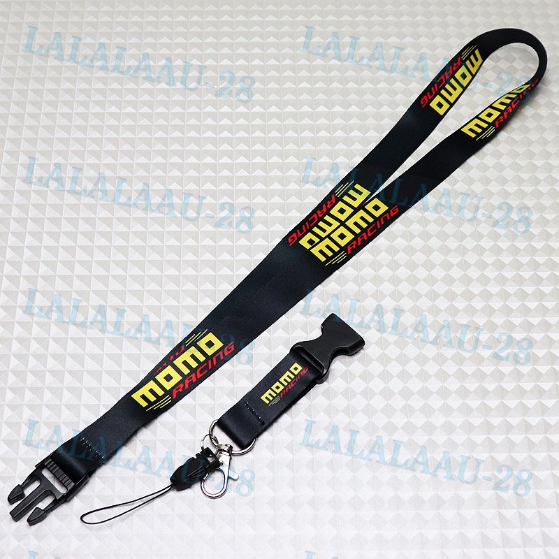 Universal Car Neck Strap Lanyard Keyring Key Chain Cellphone for MOMO Racing New