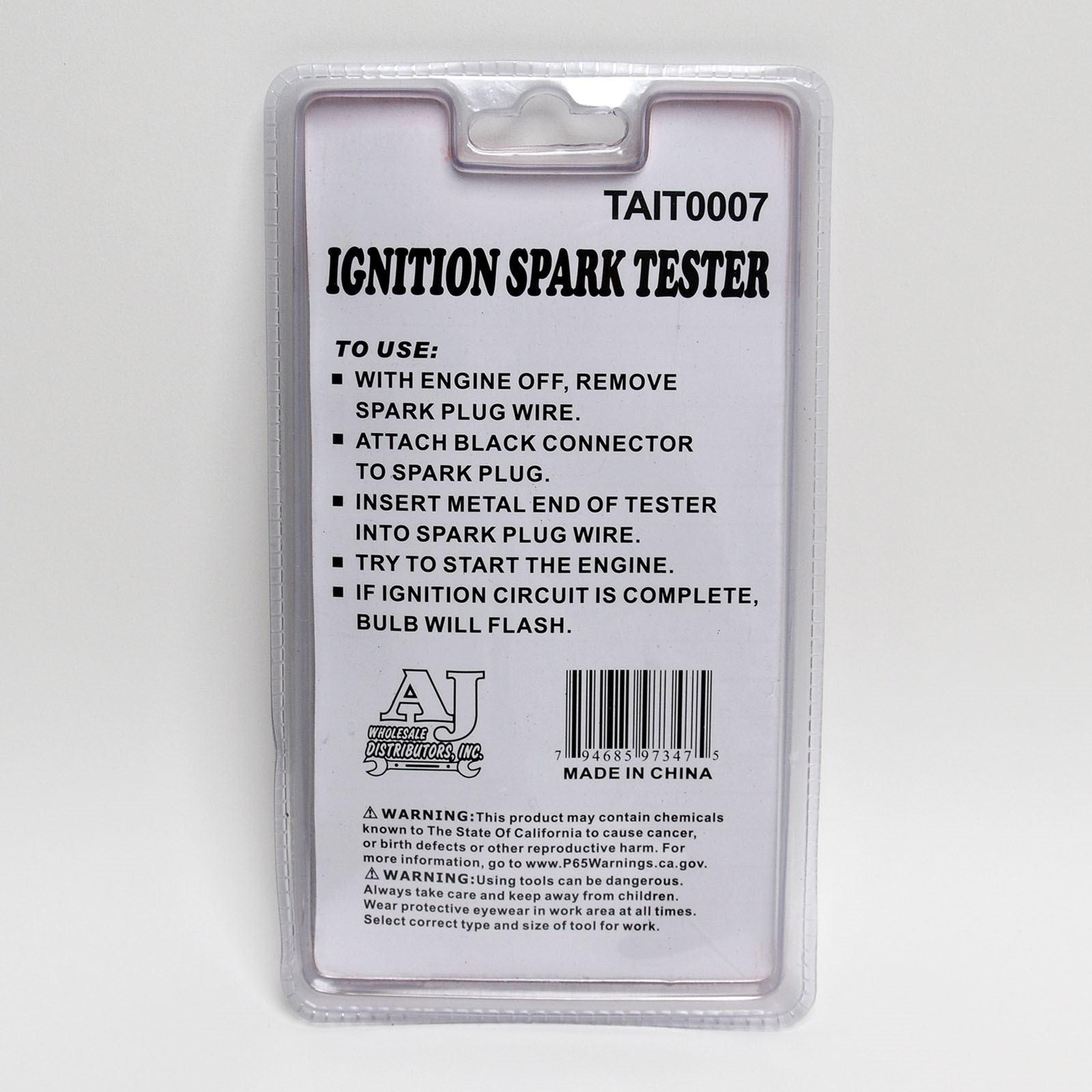 Spark Plug Tester Ignition System Engine In Line Auto Diagnostic Coil Test Tool