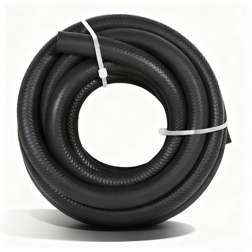 3/4 Transmission Oil Cooler Hose - J1532 Power Steering Hose Black 3/4 10FT
