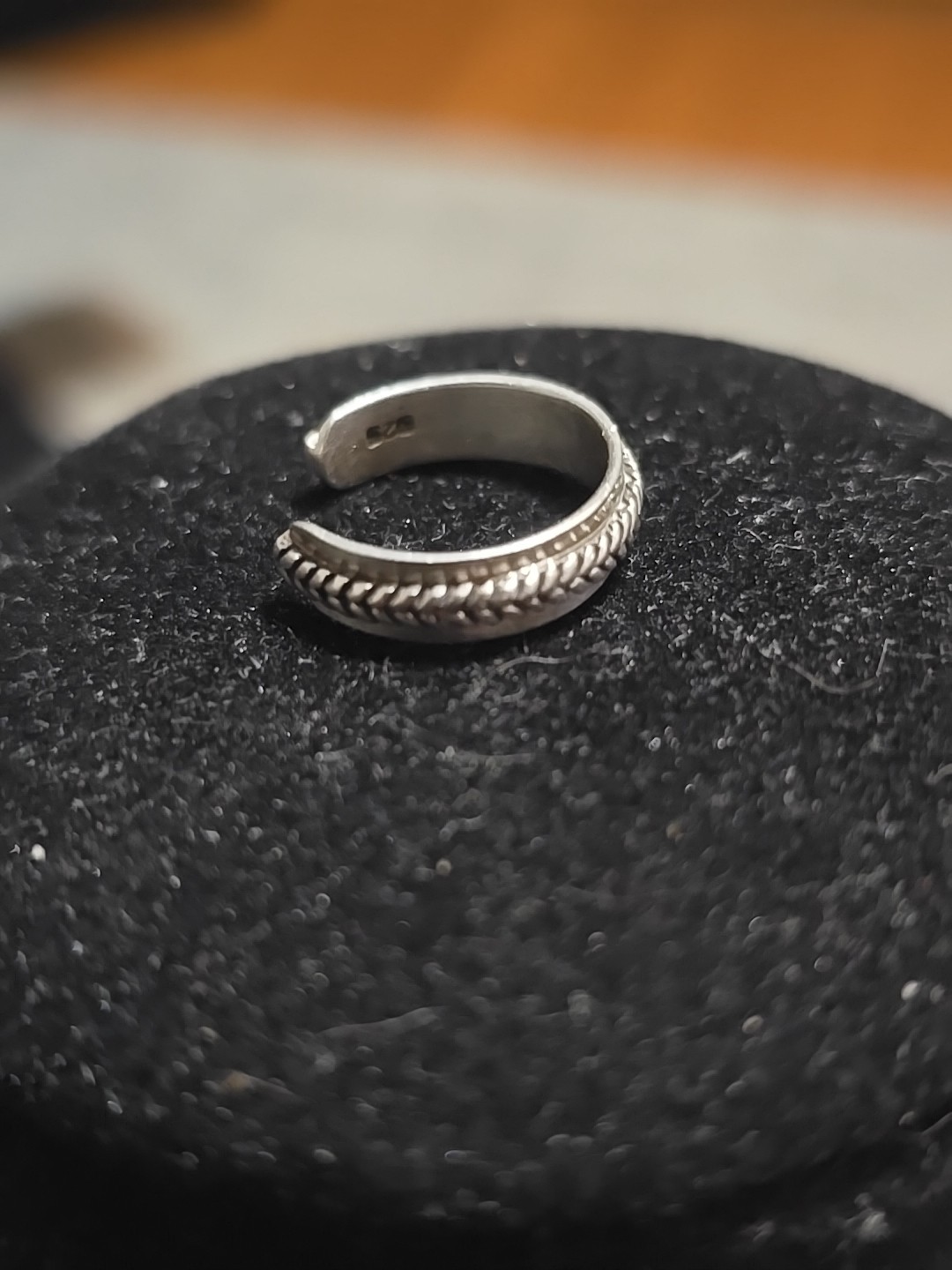 Sterling Silver Adjustable Toe Ring
