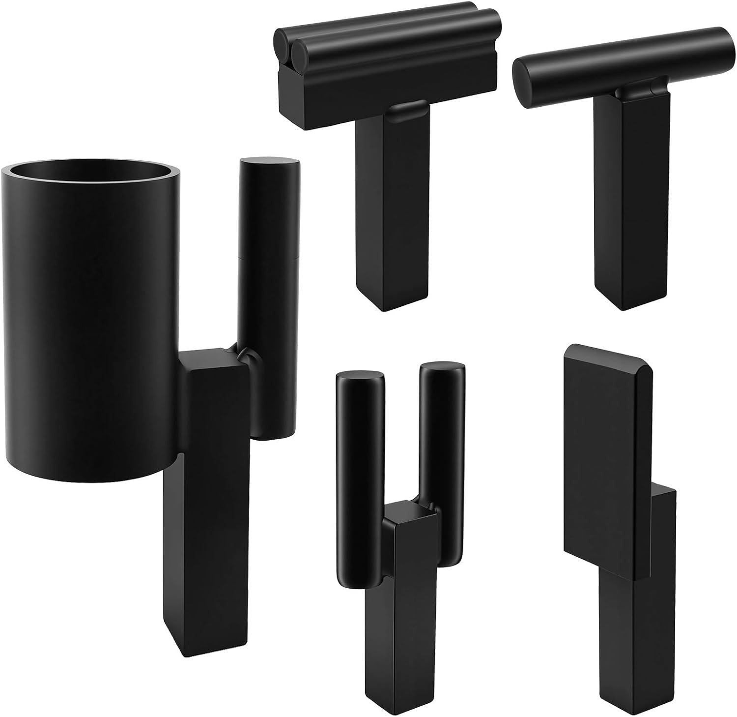 5 Piece 1" Blacksmith Anvil Hardy Hole Tools Set Blacksmithing Forging Kit