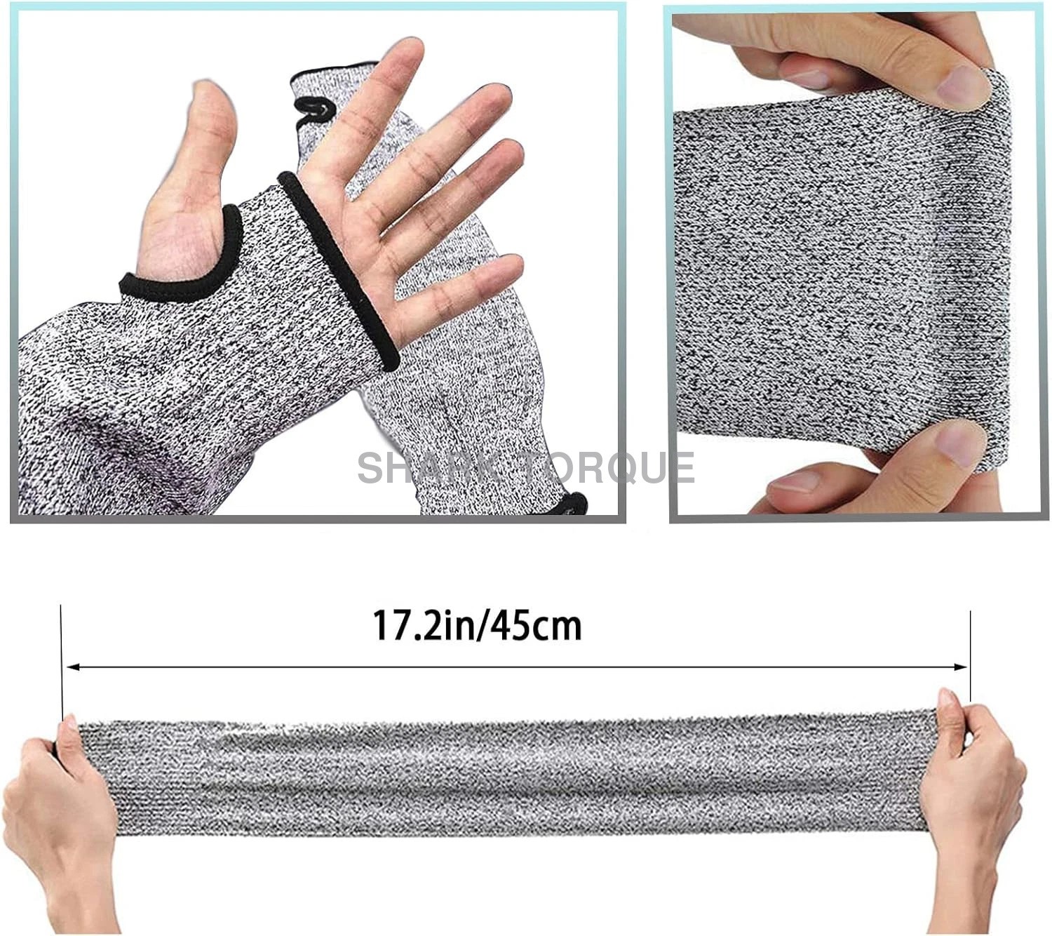 Protective Arm Sleeves Cut Resistant for Thin Skin Welding or Gardening 1 Pair