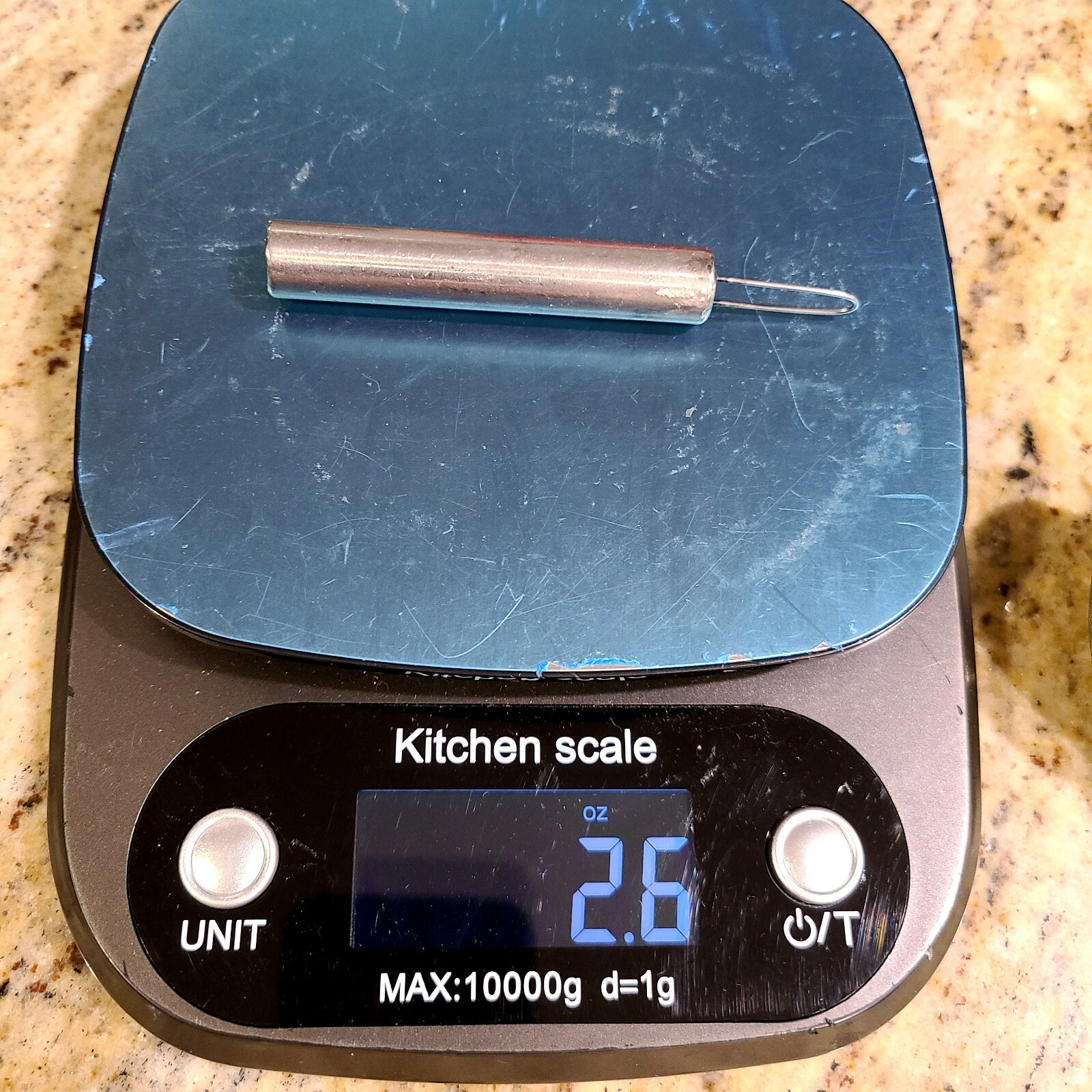 Vintage Weight ? 2.6 oz Steel? Clock or window?