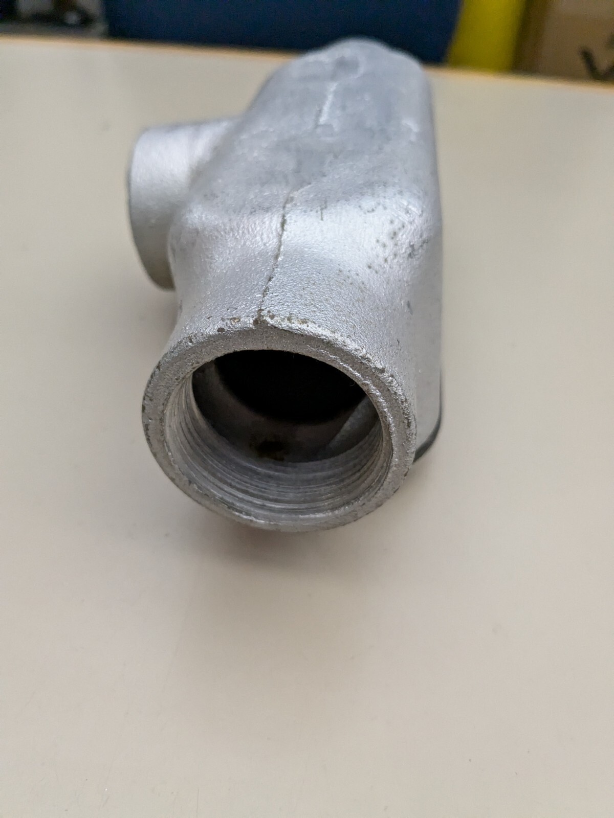 APPLETON 1.25" MALL IRON FORM 35 UNILETS CONDUIT T125-M NOS 1-1/4" Tee LB Cover