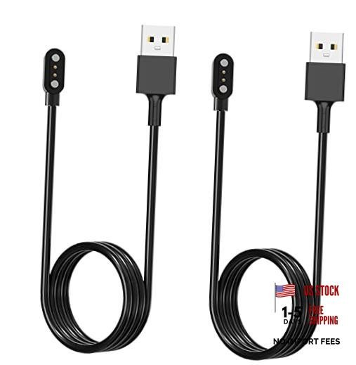 [2-Pack] 3.3FT Smart Watch Charger Magnetic USB Charging Cable for Letsfit