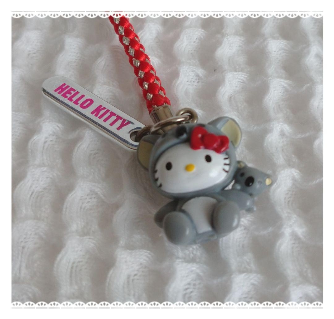 Hello Kitty Netsuke Strap Australia Koala Used