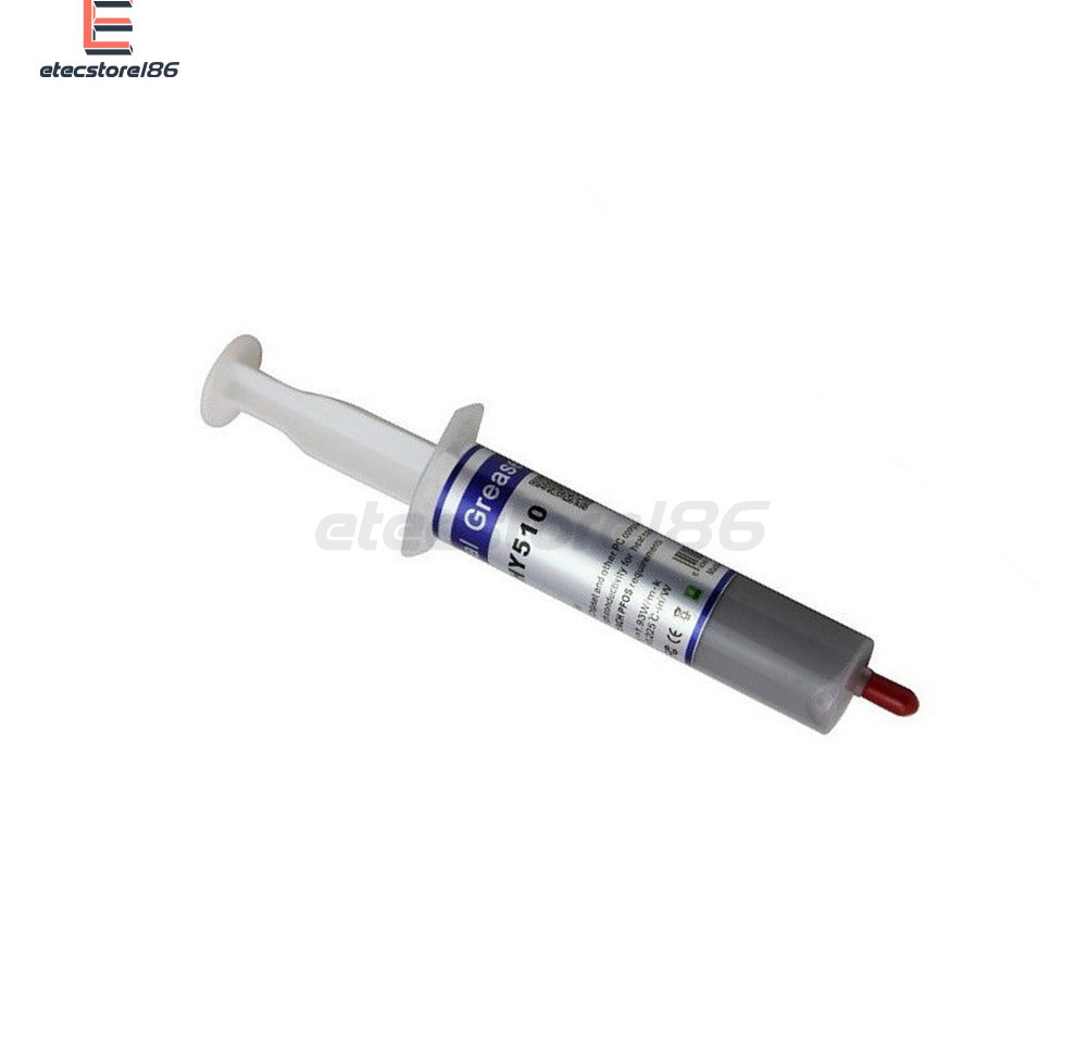 10PCS HY510 Grey Thermal Conductive Grease Paste For GPU CPU Chipset Cooling 30g
