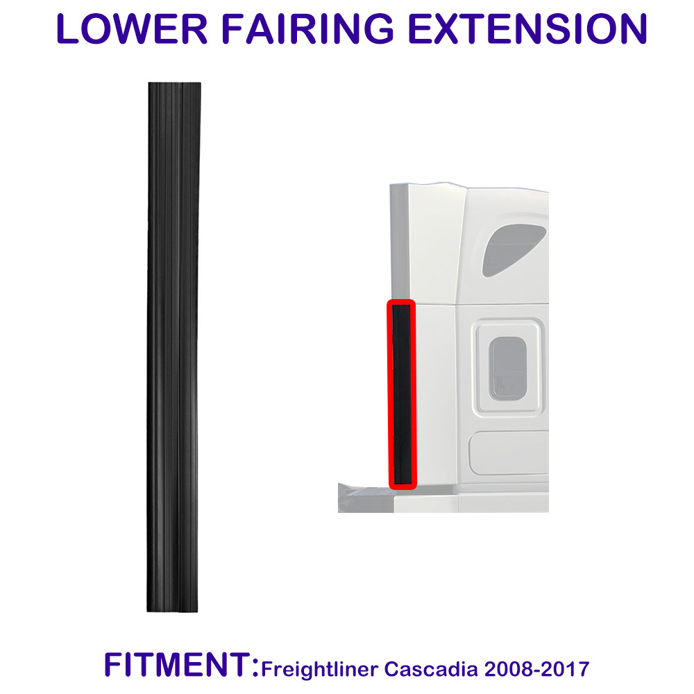 Rear Lower Cab Fairing Extensions for 2008–2017 Freightliner Cascadia Right Side