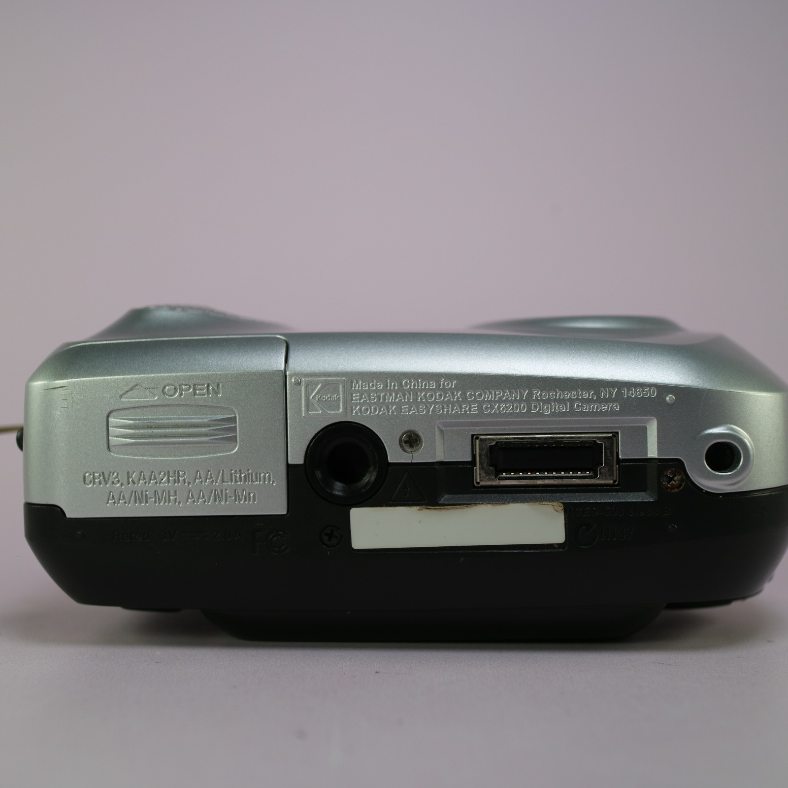 Kodak Digital Camera EasyShare CX6200 2.0MP Silver Tested