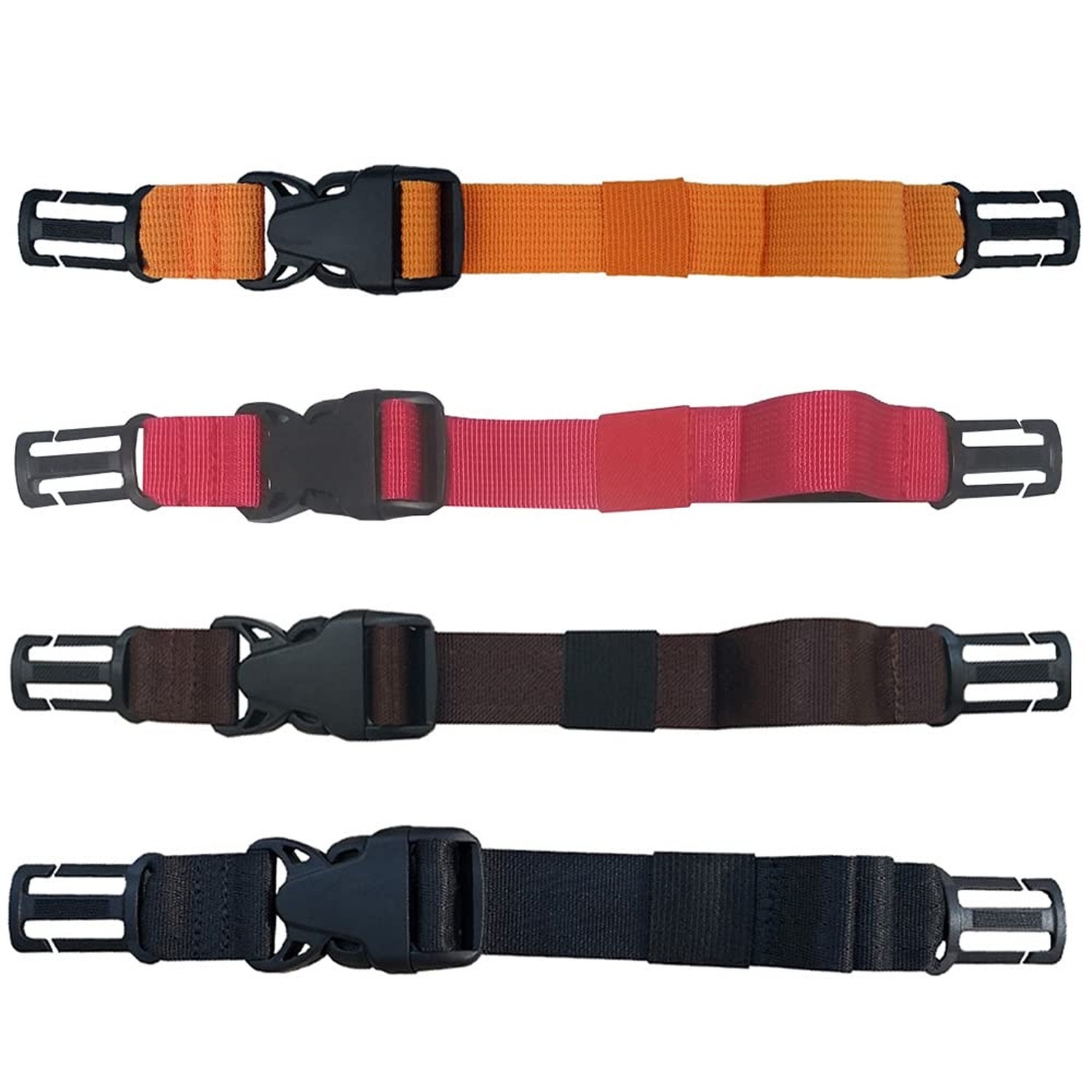 4 Pack Backpack Chest Strap Heavy Duty Adjustable Backpack Sternum Strap Ches...