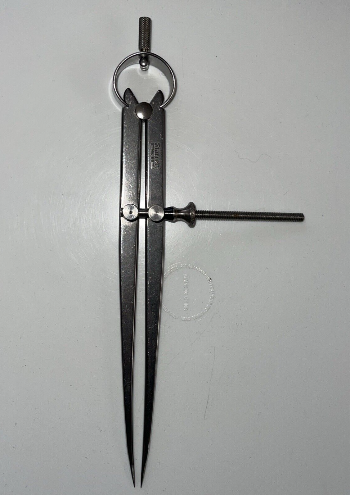 Starrett 83 Yankee Spring-Type Dividers Solid Nut leg 8.5"