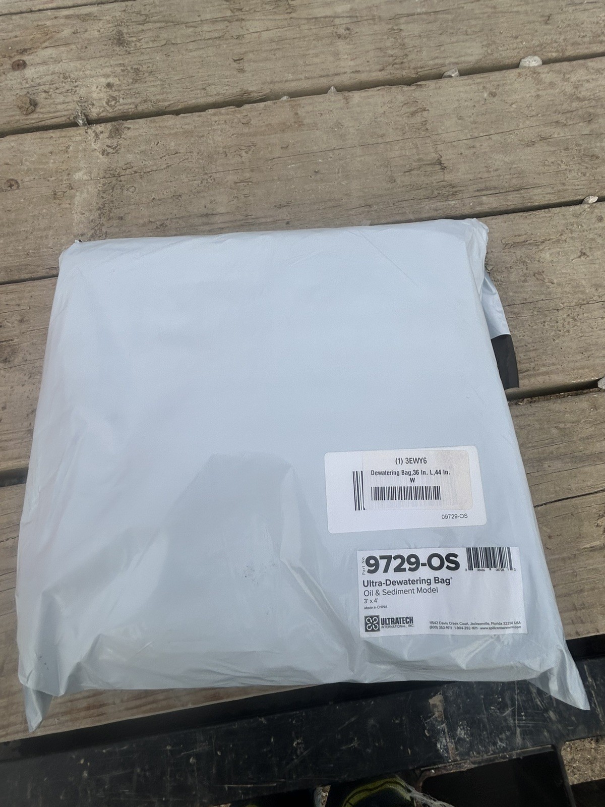 Ultratech Dewatering Bag, 36 In. L, 44 I Free Shipping