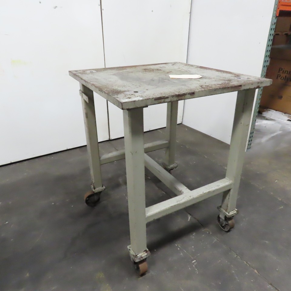 1-1/4" Thick Steel Top Assembly Welding Fabrication Table 36"x 36"x 44" Tall