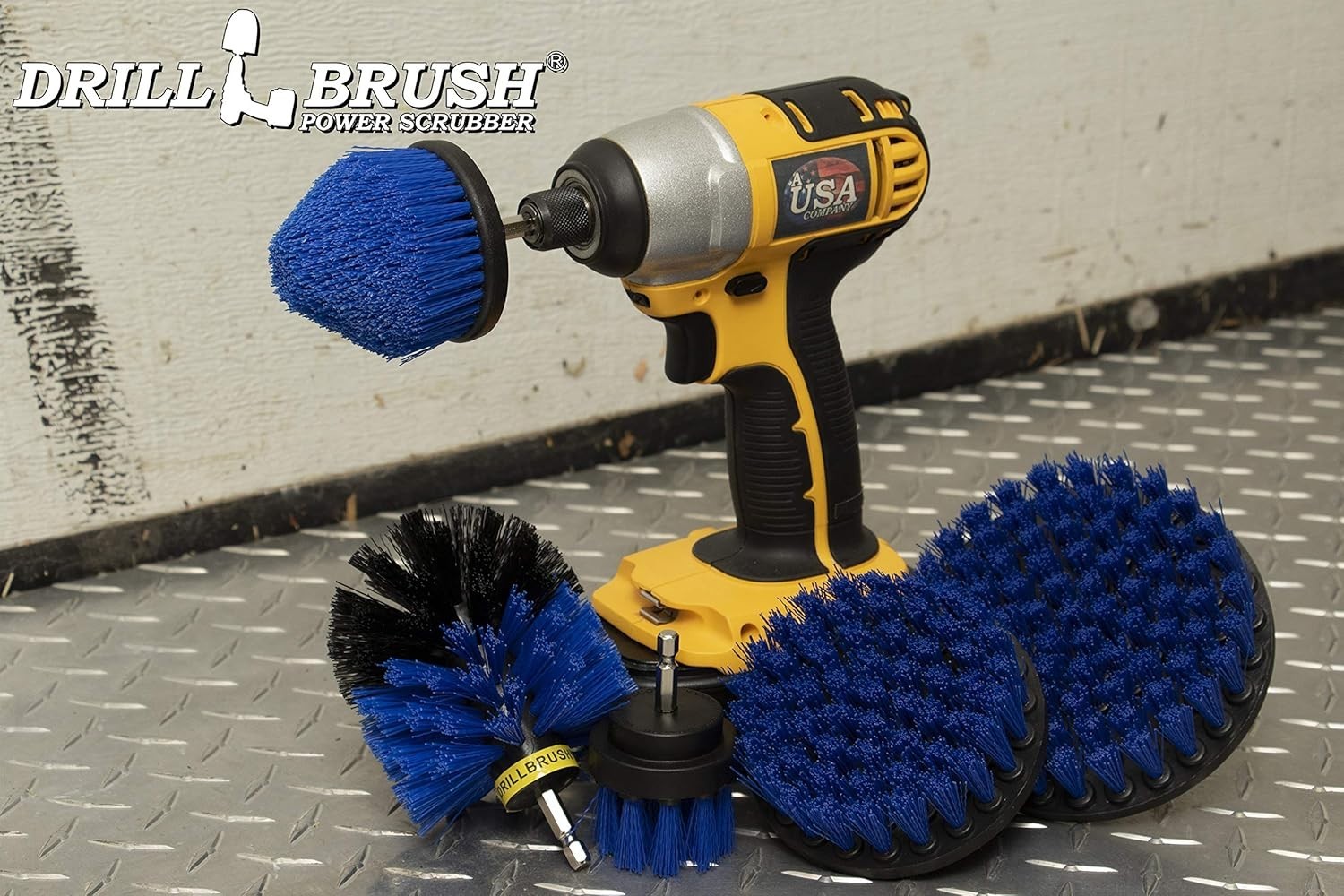 Medium Stiffness Aquatic Brush Set for Efficient Boat & Aquarium Cleaning