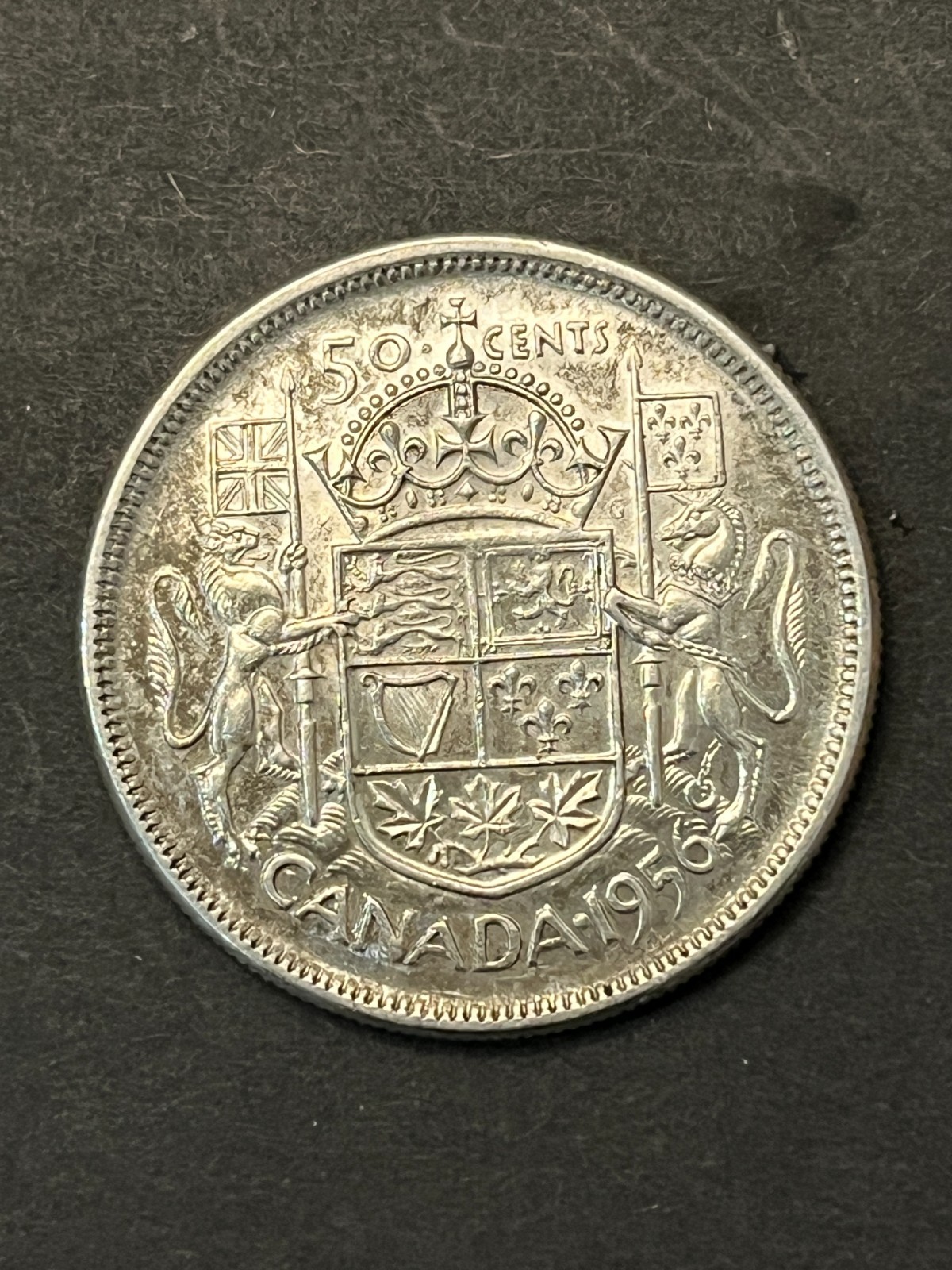 Canada 1956, 50 Cents Coin Superb Grade T9