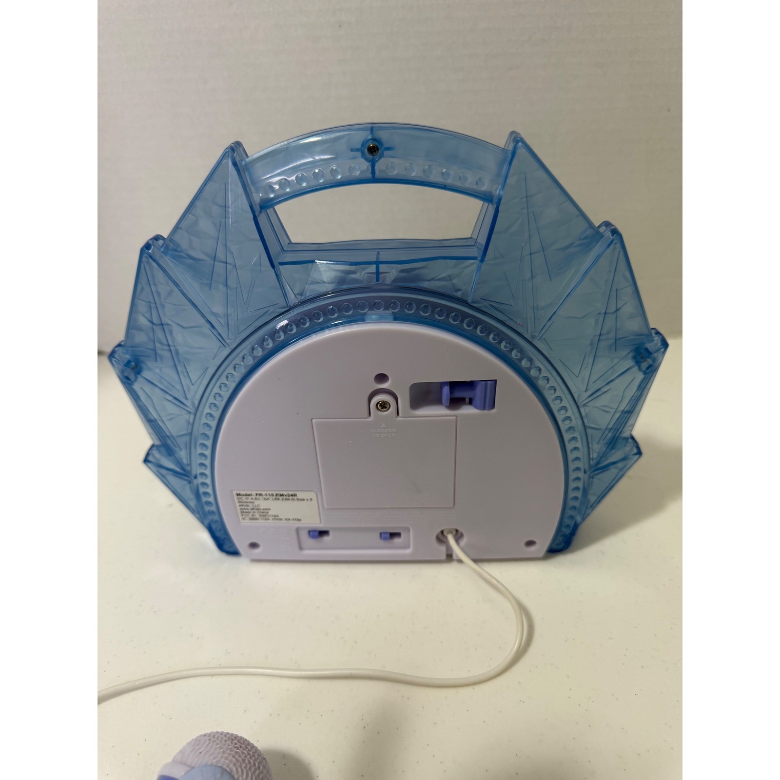 Disney Frozen 2 Bluetooth Karaoke Machine with Microphone working condition