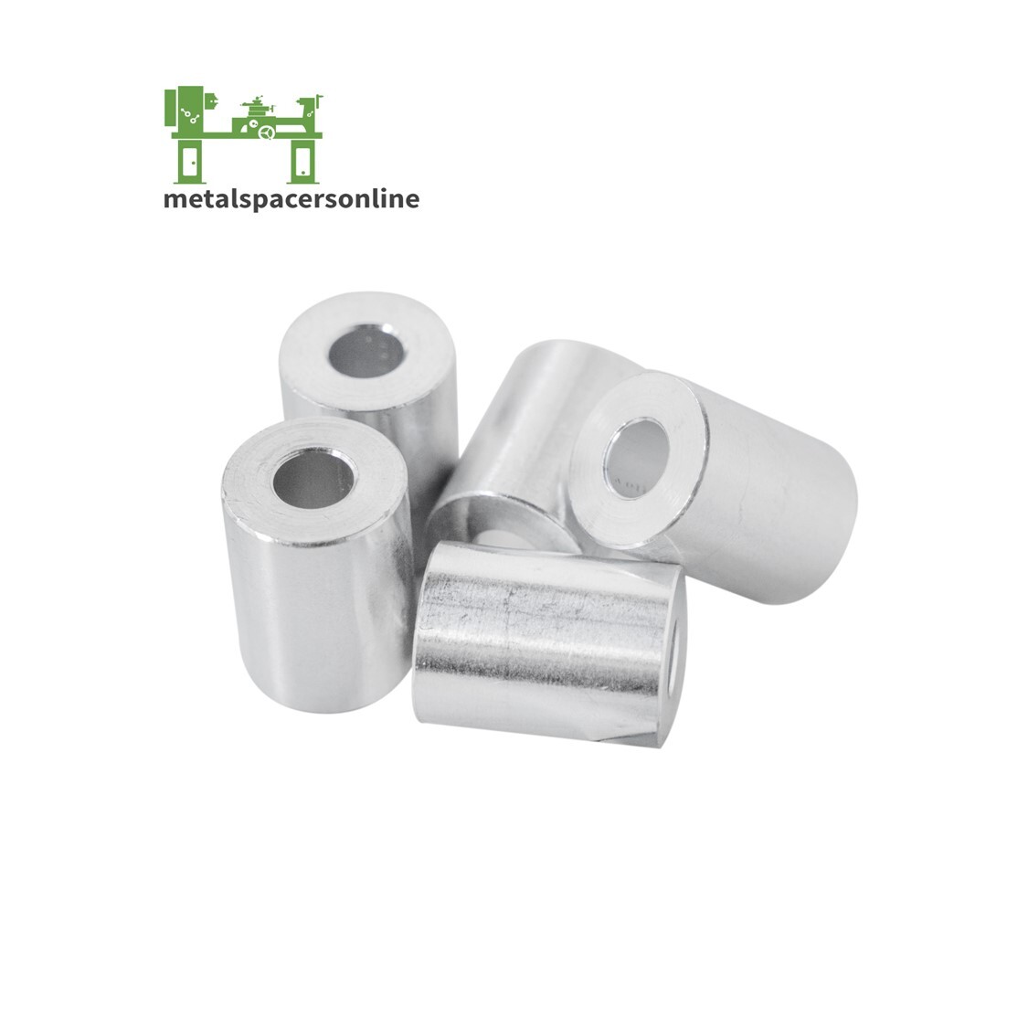 New Aluminum Spacer Bushing 3/4" OD x 0.40" ID--Fits M10 or 3/8" Bolts