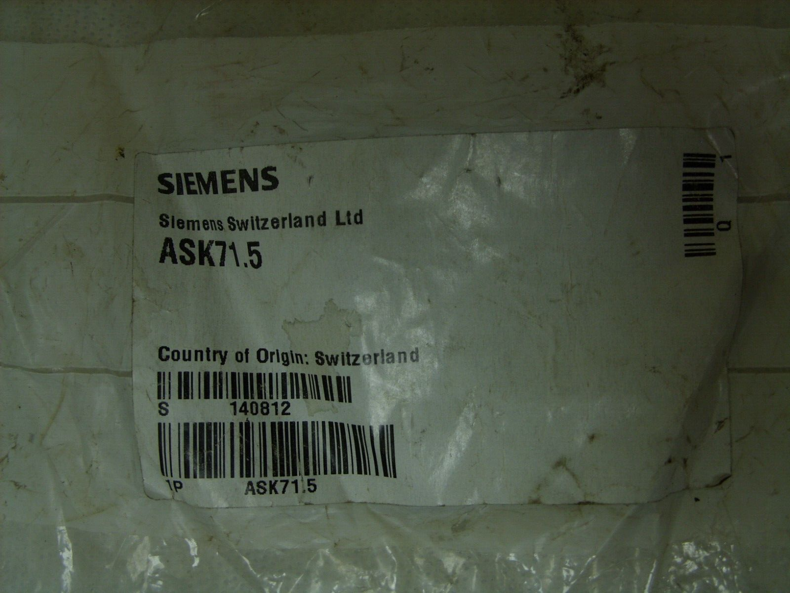 SIEMENS - Rotary/Linear Actuator Mounting Hardware Kit - ASK71.5 - NOS