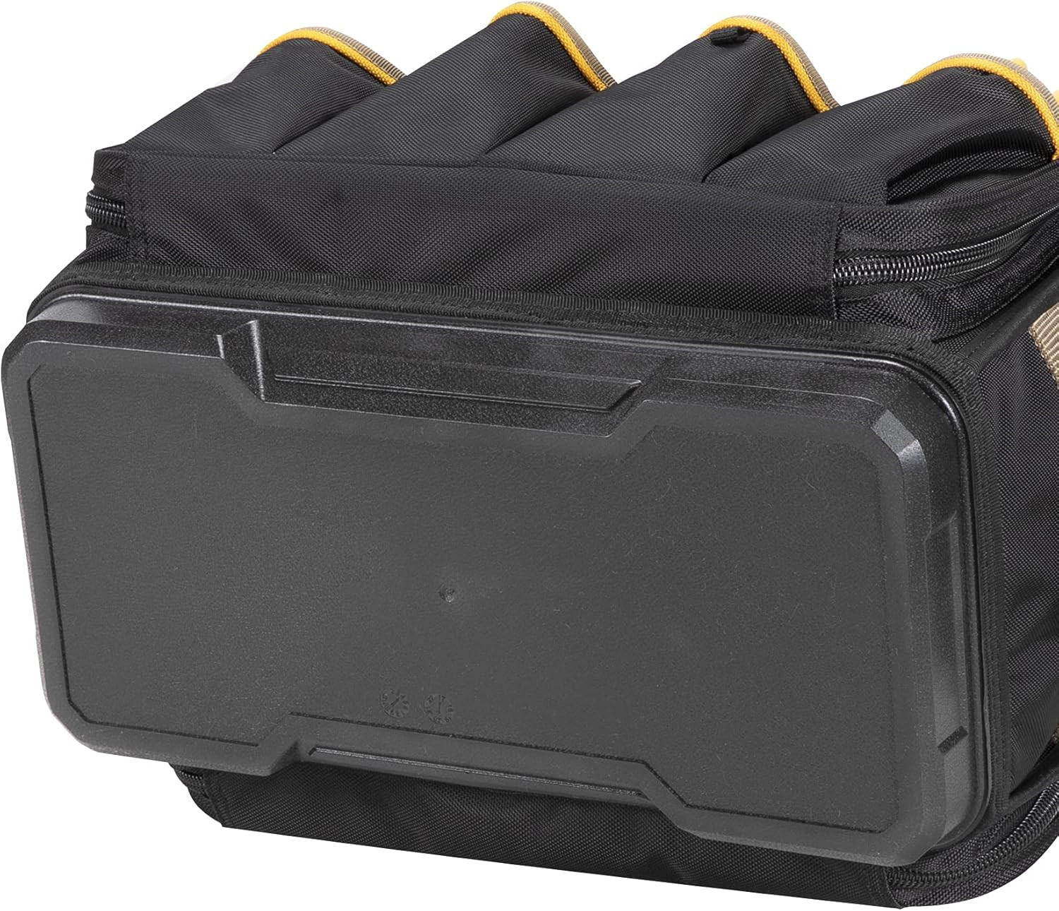 CLC Work Gear PB1543 17" Molded Base Multi-Compartment Technician'S Tool Bag,Bla