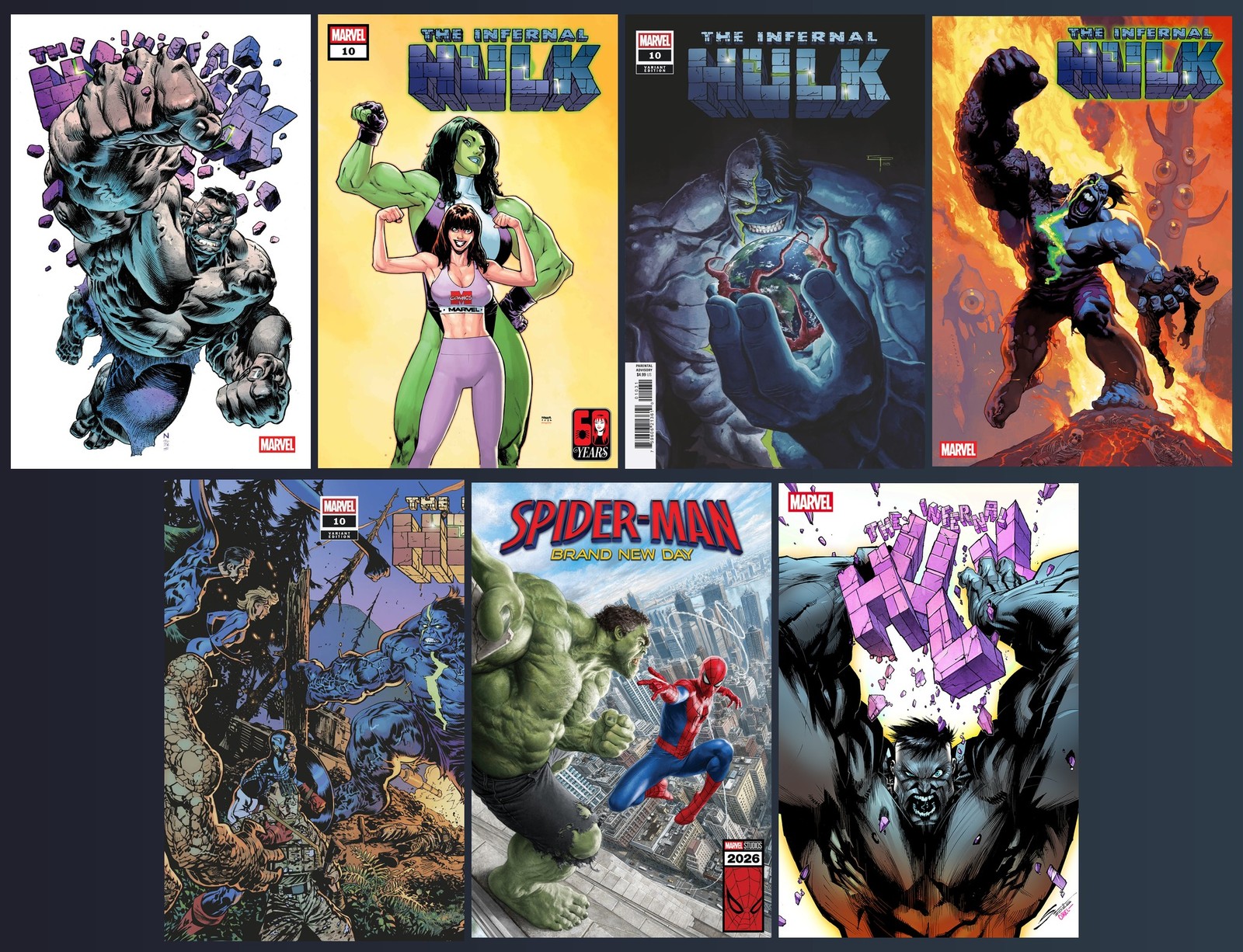 Infernal Hulk #10 (Presale 08/12/26 Release)Pick UR Cvr