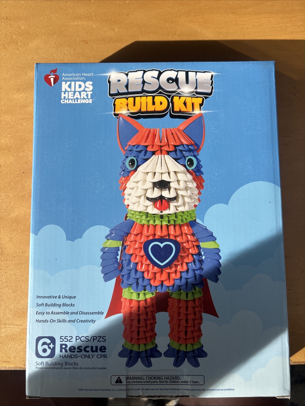2006 AMERICAN HEART ASSOCIATION KIDS HEART CHALLENGE RESCUE BUILD KIT $1000 GIFT
