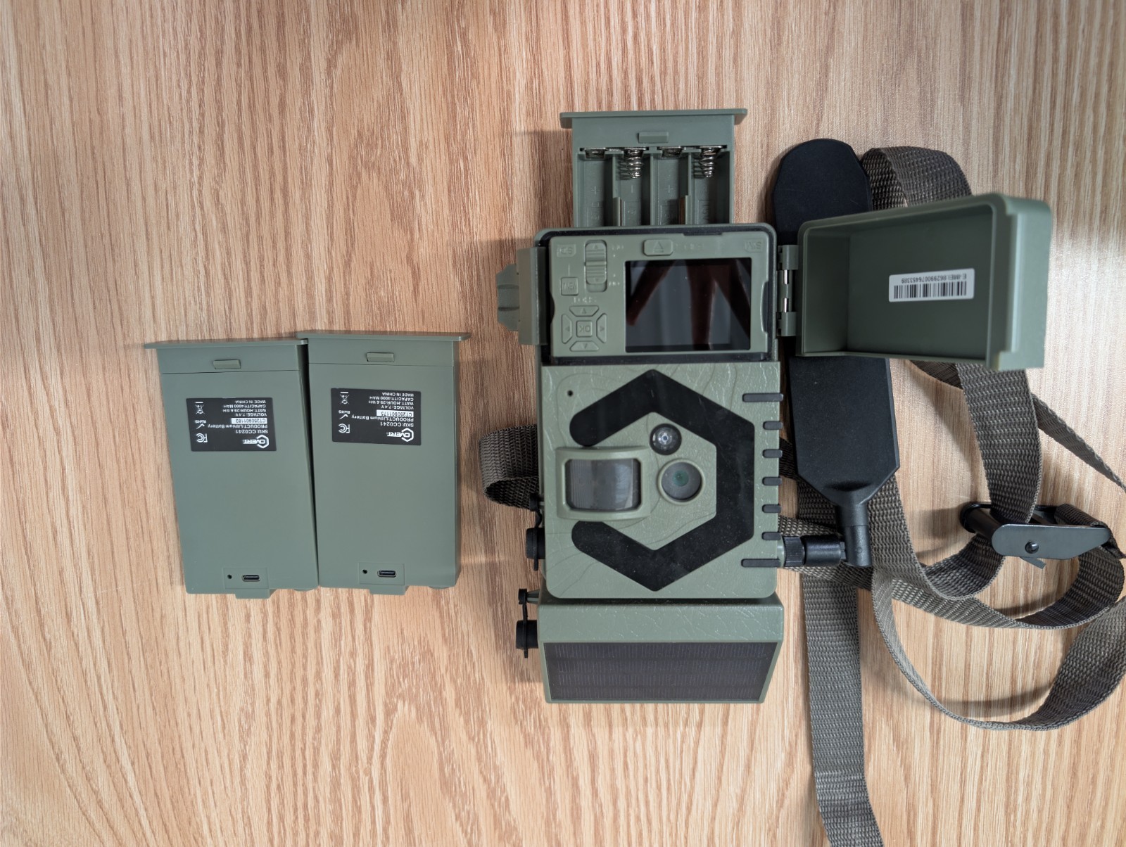 Used Interceptor Solar Camera with 2 Lithium Battery Packs