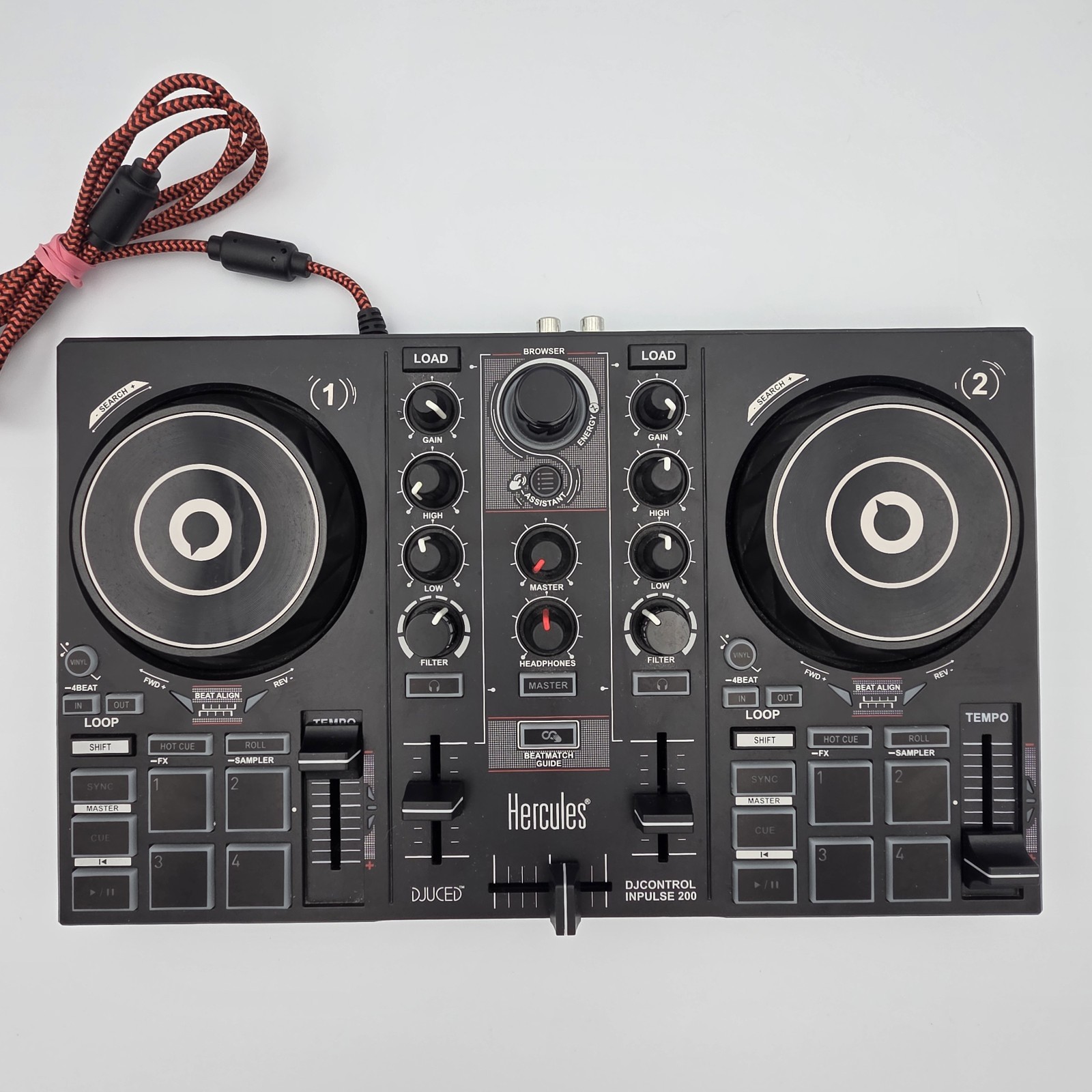 Hercules DJC-INPULSE-200 DJControl Inpulse 200 2 Channel DJ Controller