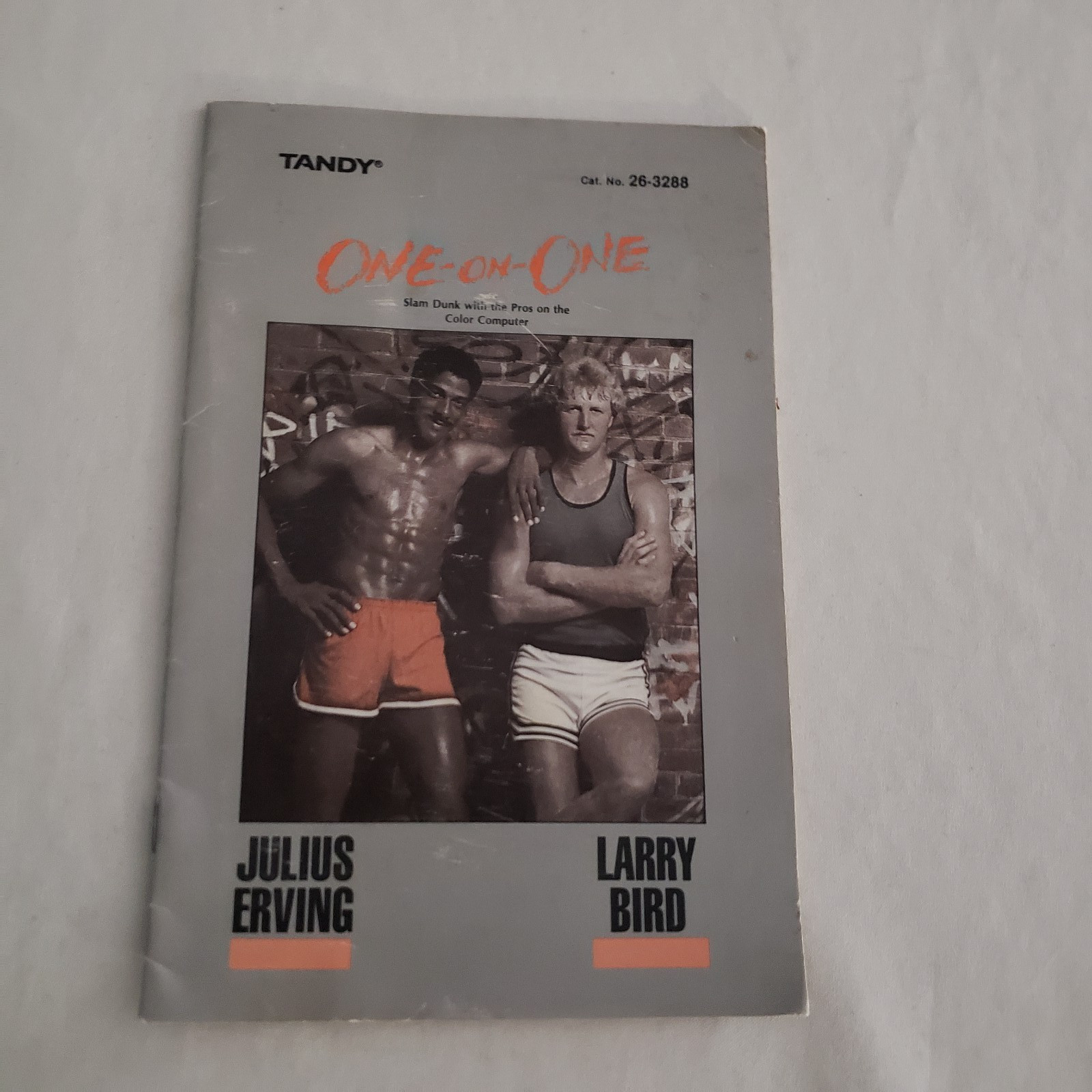 Tandy One On One Cat. No. 26-3288 Larry Bird Vs Erving Manual ONLY RARE