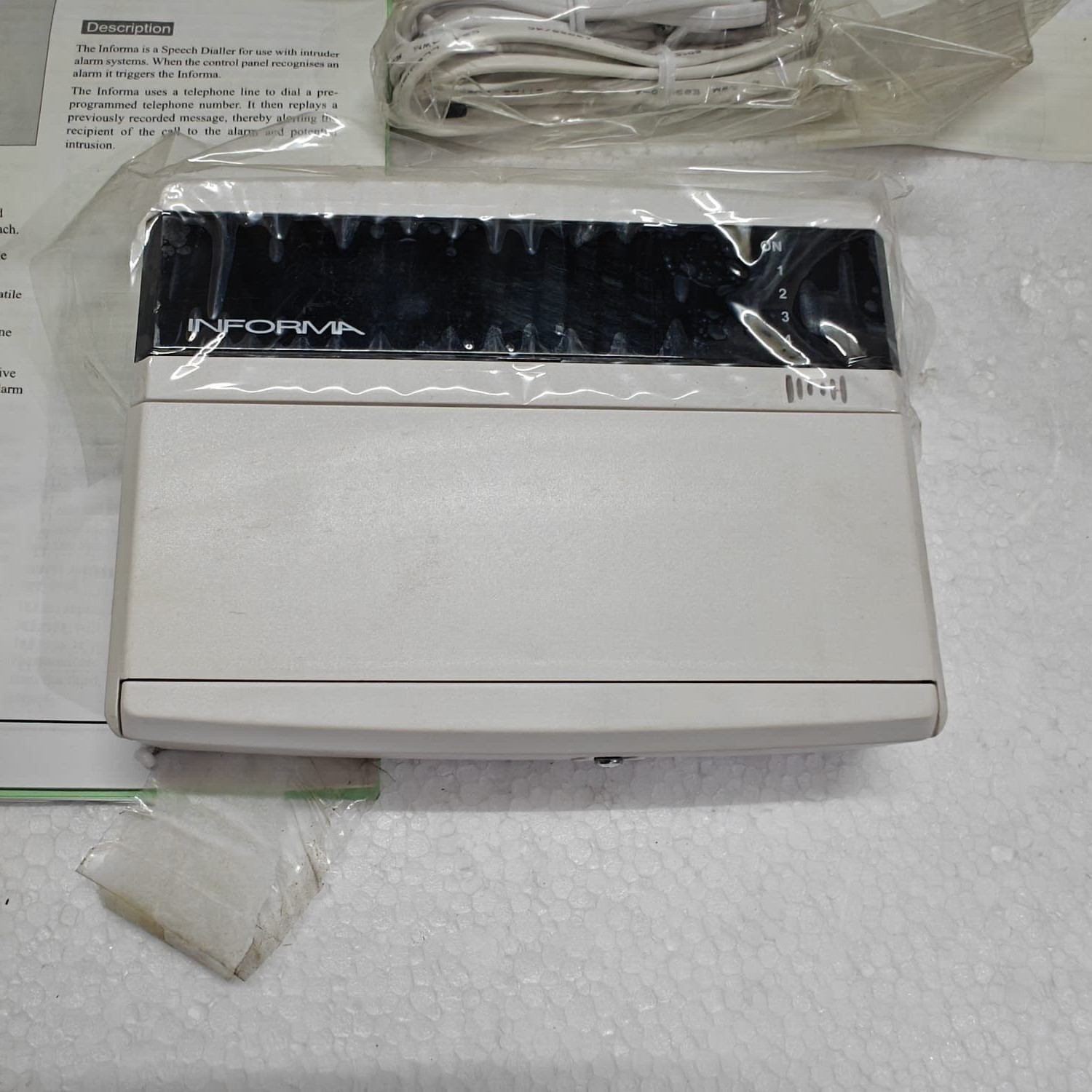 HONEYWELL INFORMA SPEECH DIALLER