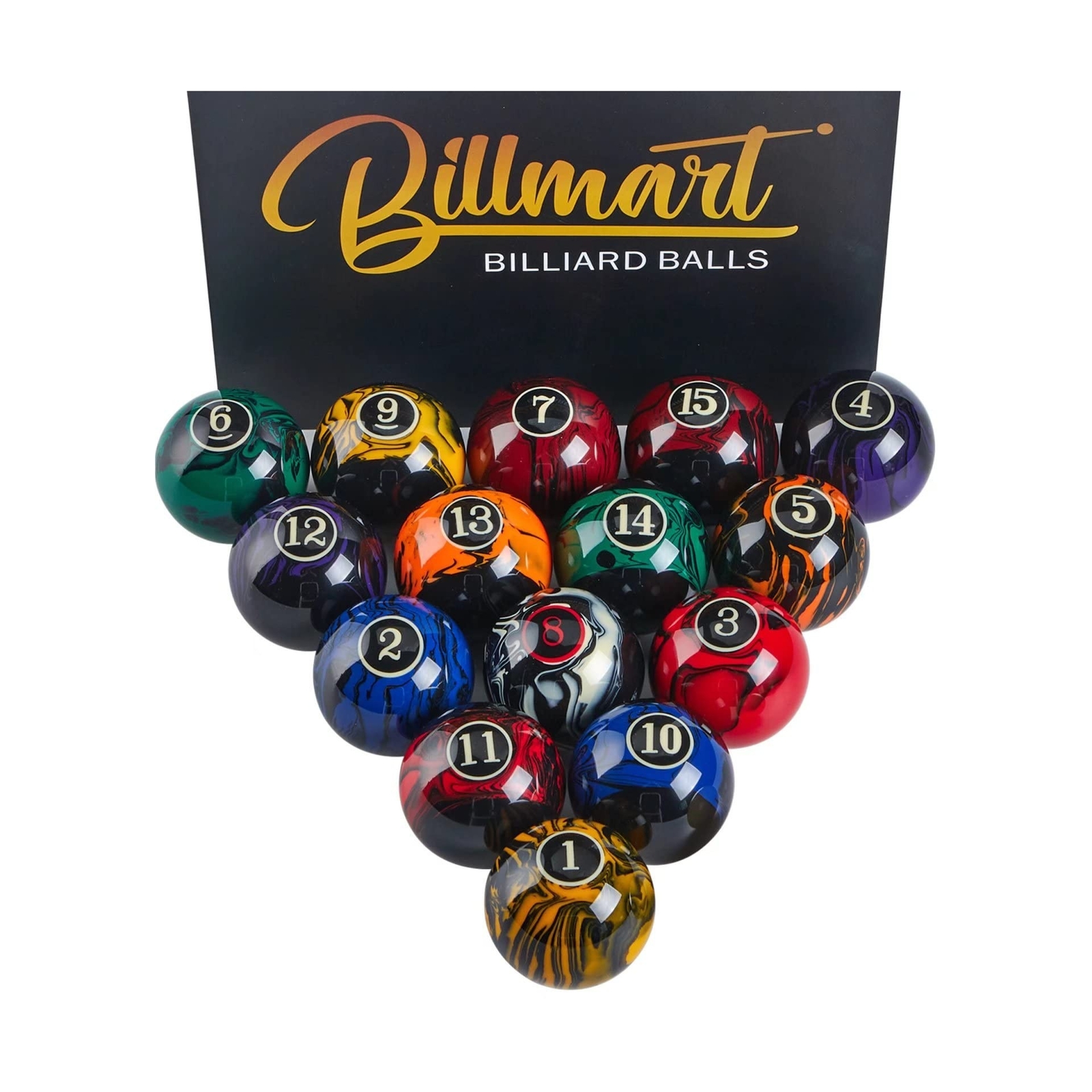 Billmart Premium Billiard Balls Pool Table Accessories 2-1/4" Regulation Size...