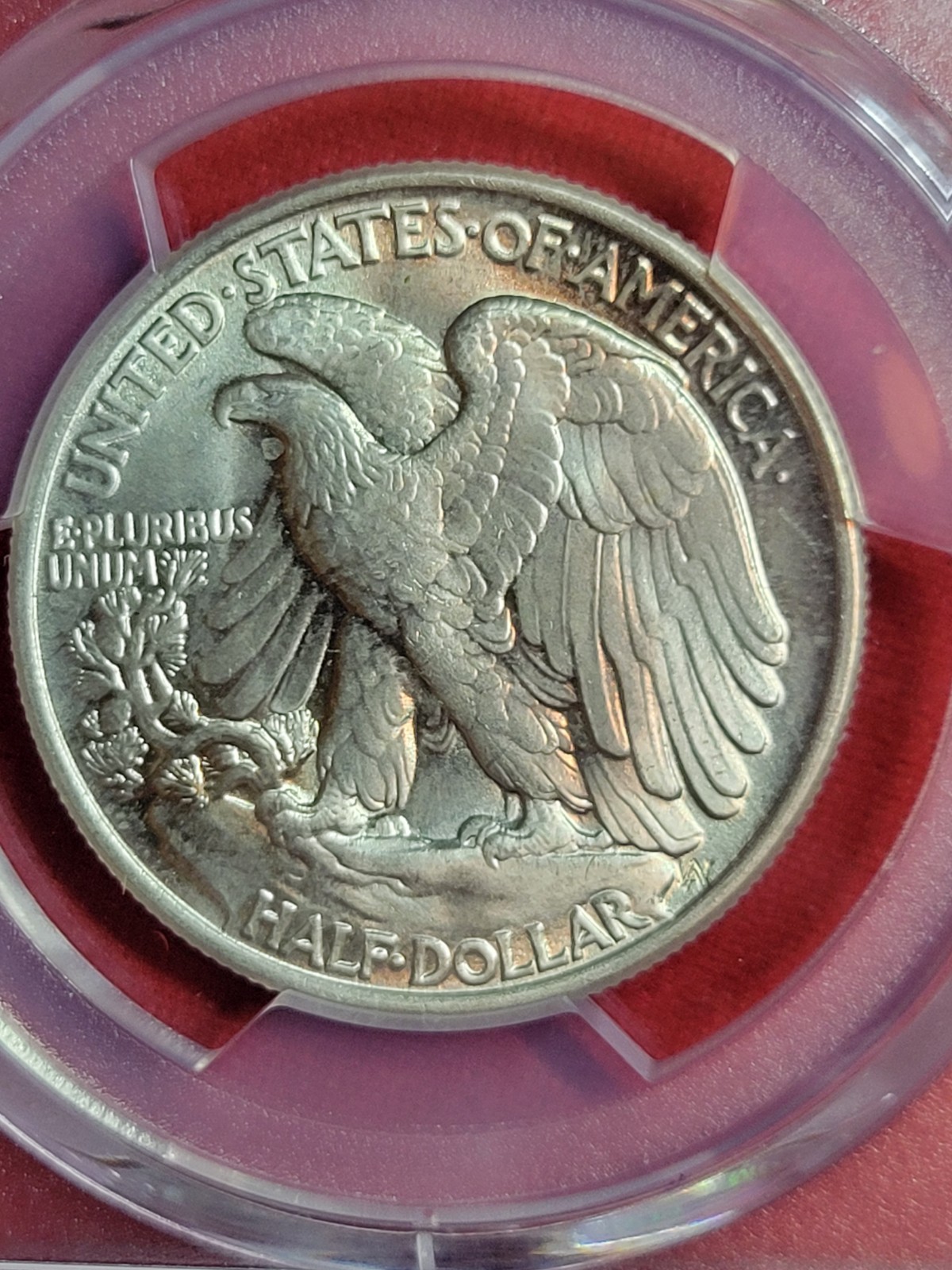 1946 walking liberty half dollar Pcgs MS65