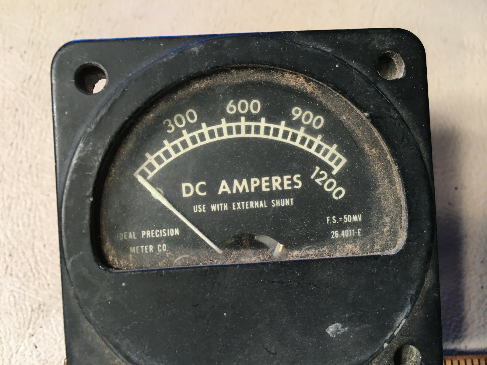 Ideal Precision DC Amperes Meter 0-1200, sn 1274