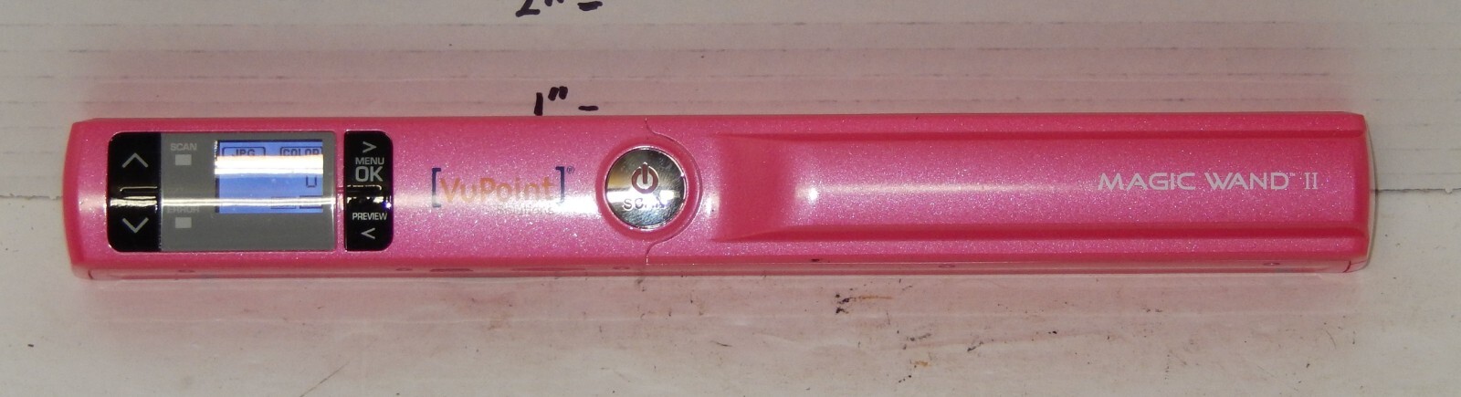 Vupoint Magic Wand II Handheld Scanner Pink