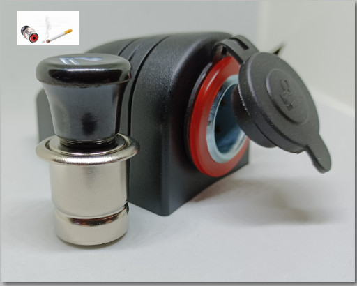 Marine 12V-24V Cigarette Lighter Socket With Cigarette Lighter Plug