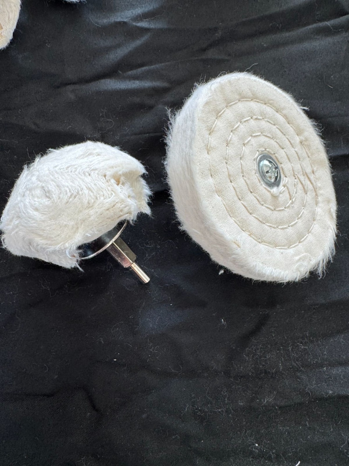 Lot of 100% Cotton Buffing Set For Metal Polishing Includes Tapered & Cylinder