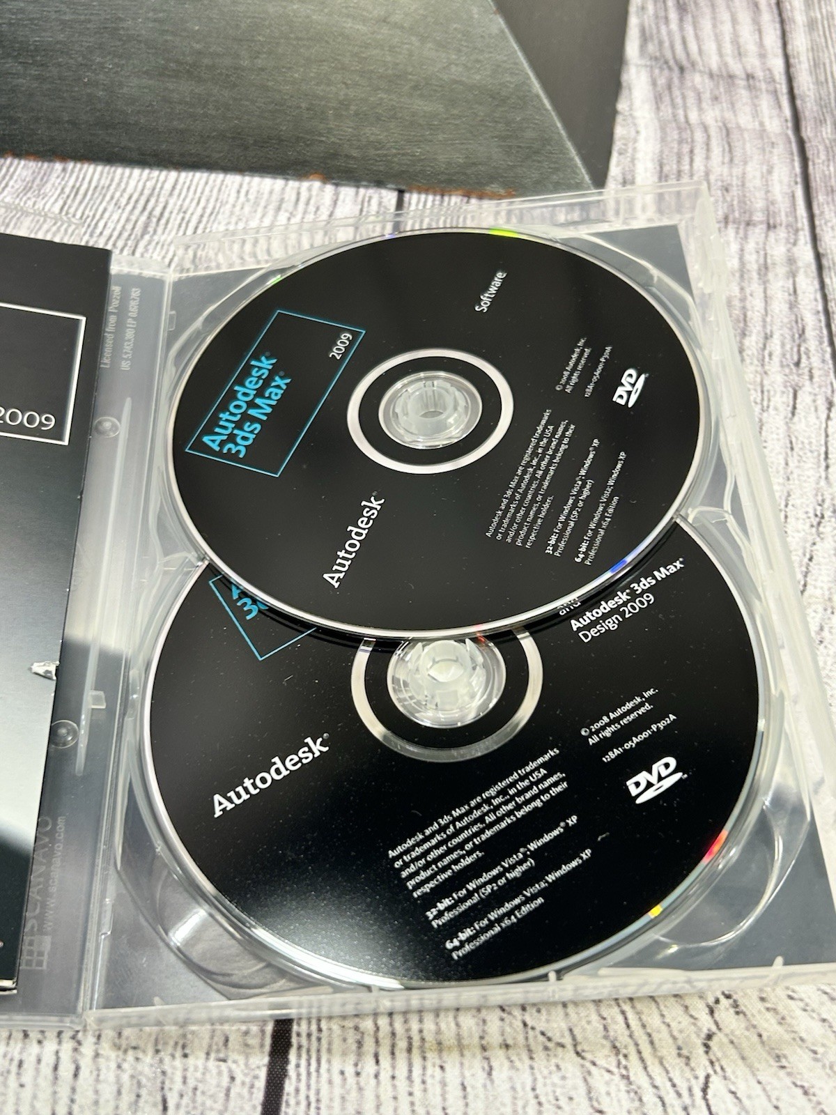 Autodesk 3ds Max 2009 Software Box & Discs PC 3D Modeling No Product Key
