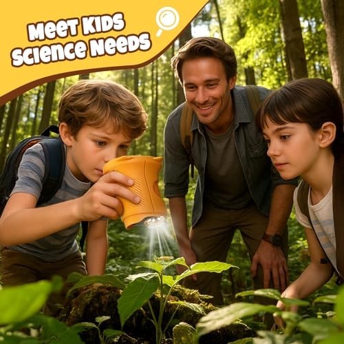 Handheld Digital Mini Microscope for Kids: 1000X 4K 2.4" Microscopes Toys |...