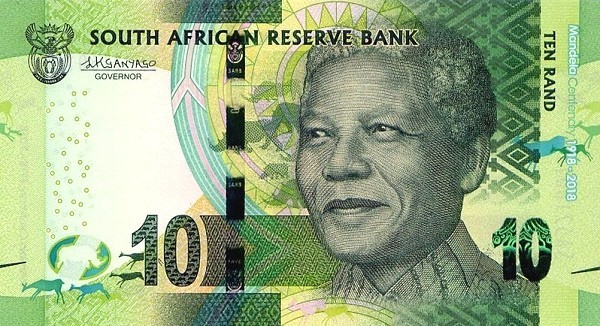 SOUTH AFRICA - 2018 10 Rand UNC Banknote