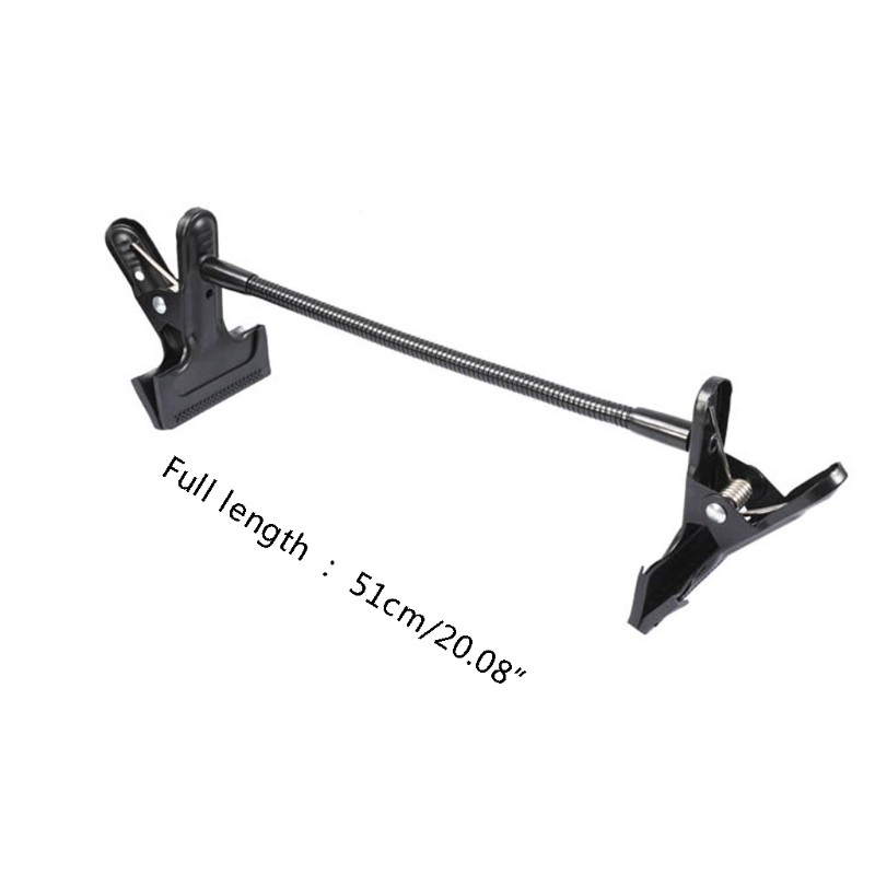 Dual Strong Clamps Connect by Flexible Metal Arms Clamps with Flexible Arm