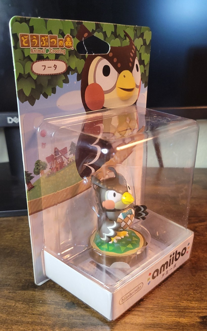 Animal Crossing Wired Controller Switch + Blathers Lottie Amiibo Bundle New Seal