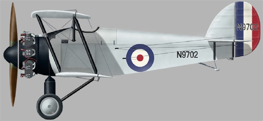 Parnall Plover RAF Naval Fighter Aircraft Mahogany Wood Model Small New
