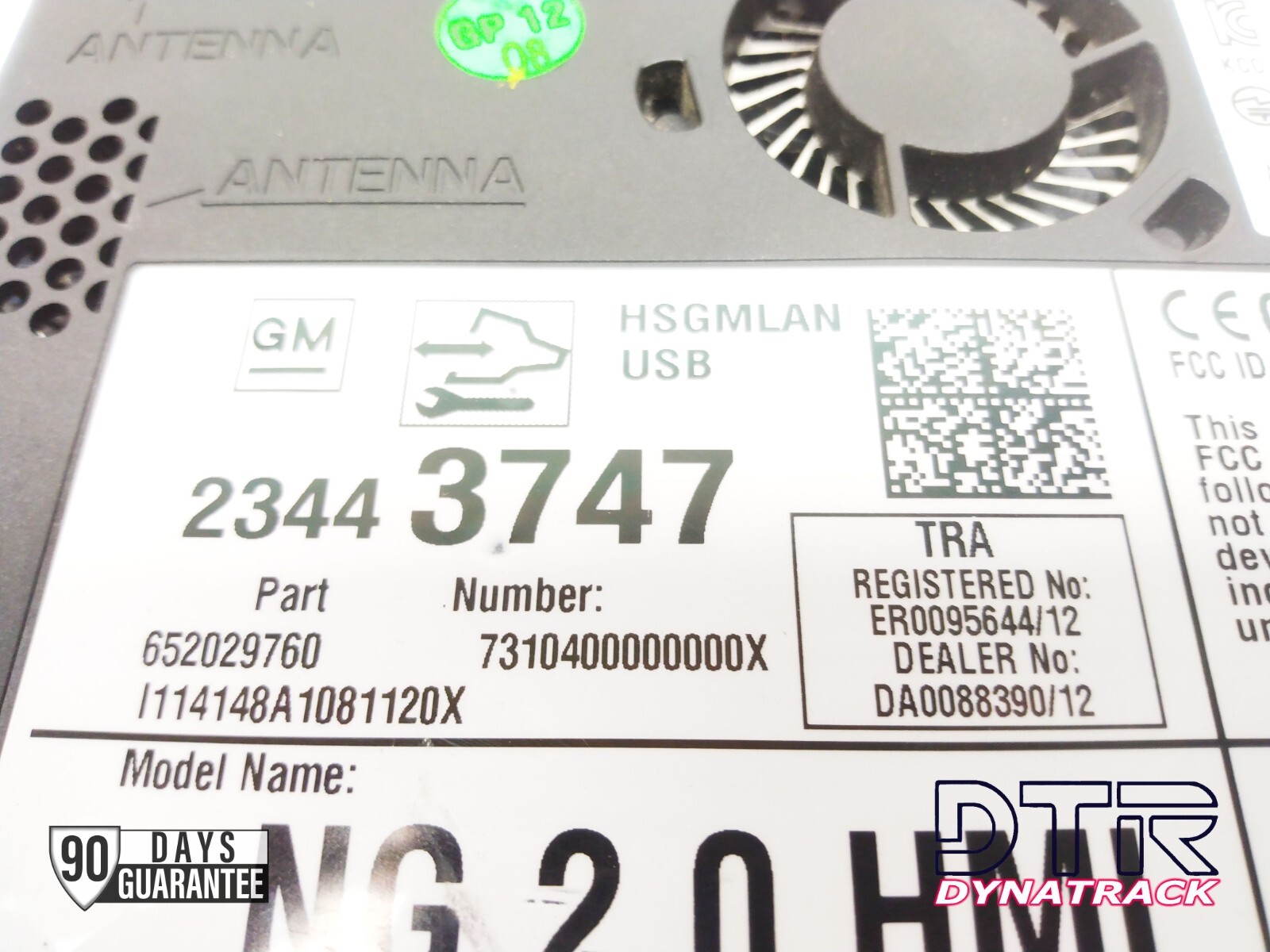 2015 GM Cadillac HMI Human Interface Module 23443747