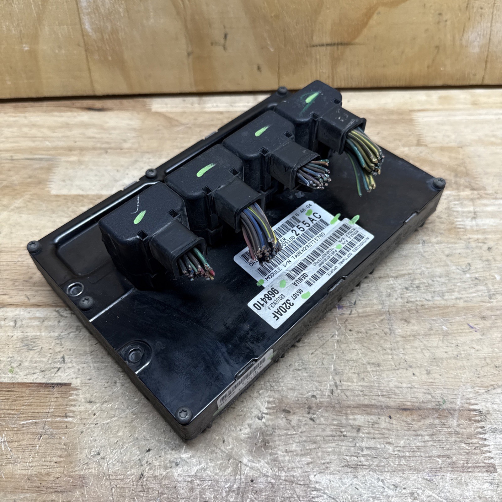 2008 08 Jeep commander 4.7L AUTO ECM ECU ENGINE COMPUTER 05187320AF P05150255AC