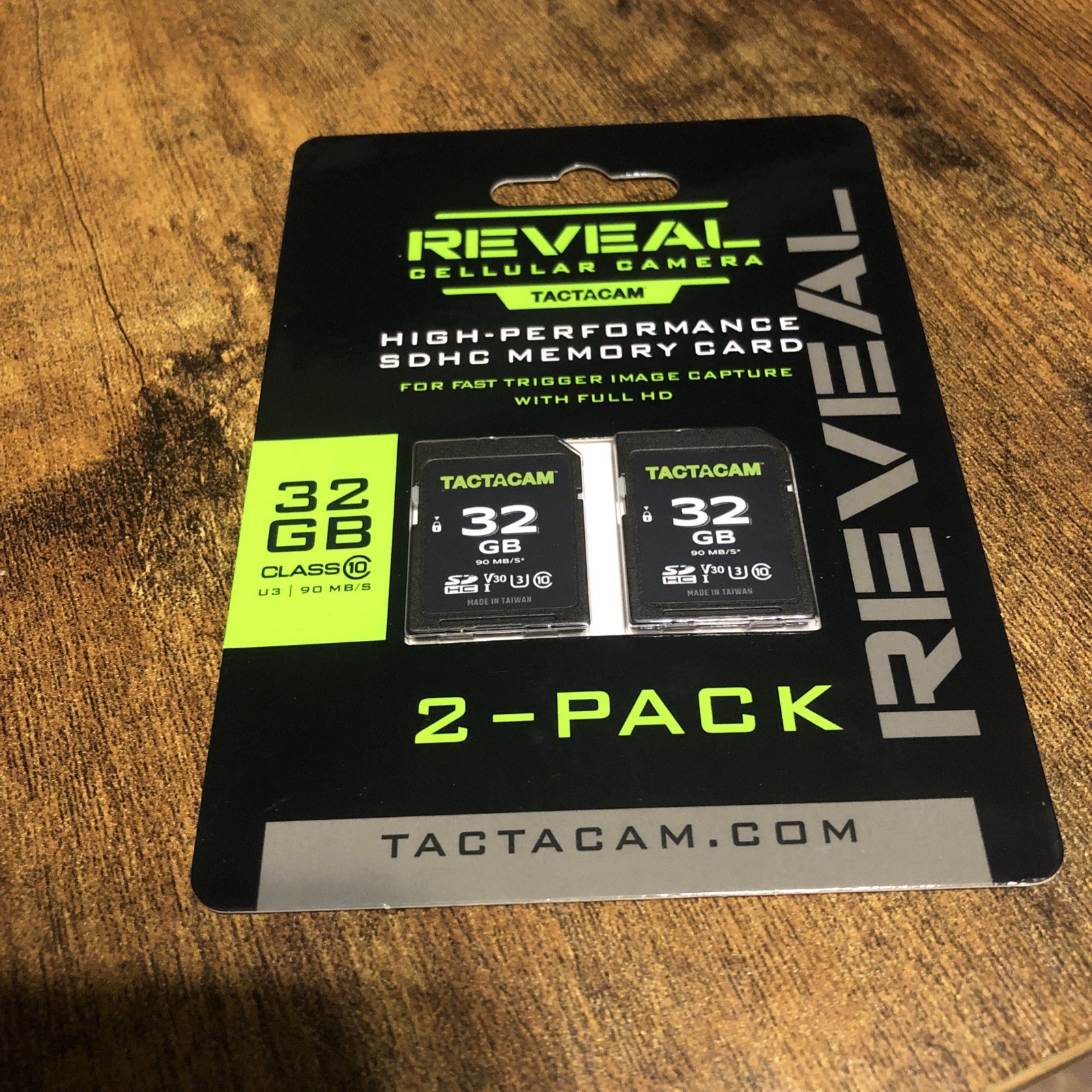 New Reveal Cellular Camera 32GB 90MB/s UHS-II SDHC Card FHD 2 Pack