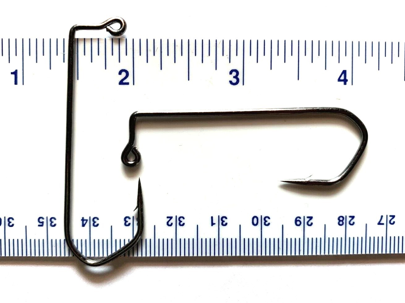 100 GT 7150 Black High Carbon Steel 90 Degree Bend Barbarian Fishing Hooks 4/0