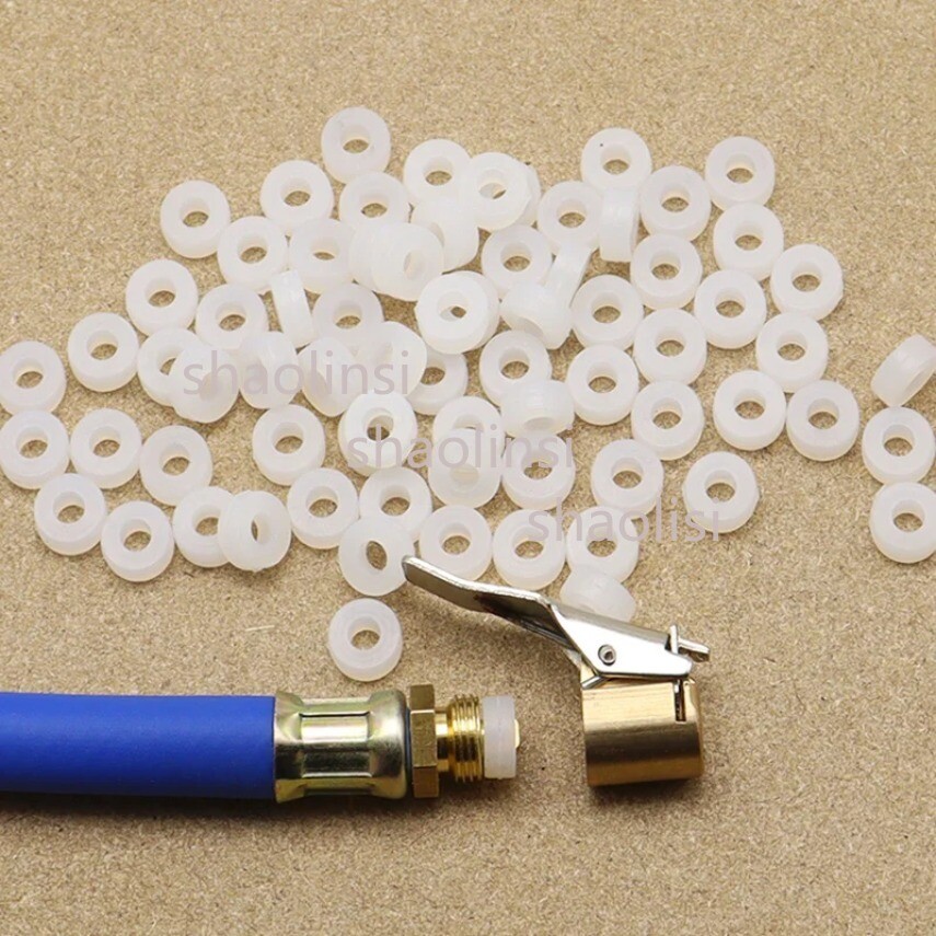Tire Inflation Chuck Inflator Nozzle Seal Ring Inflator Nozzle Rubber Pad Gasket